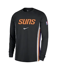 Nike Men's Black Phoenix Suns 2025/26 Authentic Pre-Game Legend Dri-fit Long Sleeve Shooting Shirt