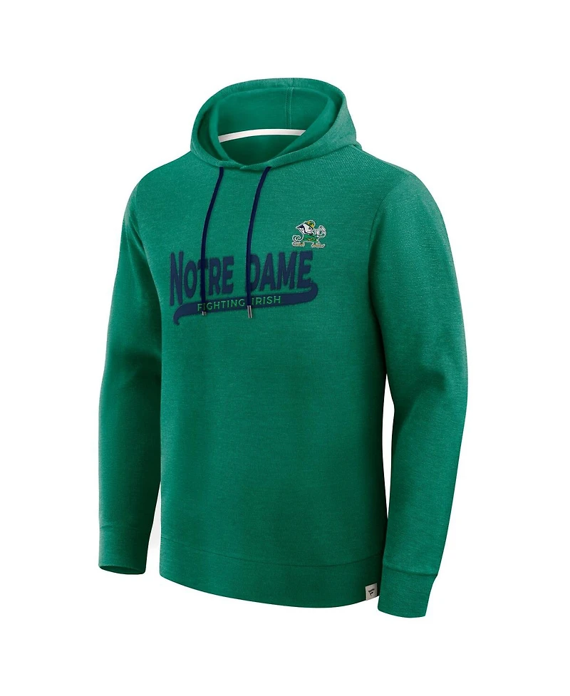 Fanatics Men's Green Notre Dame Fighting Irish Hometown Premium Huddle Up Long Sleeve Hoodie T-Shirt