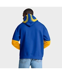 Fanatics Men's Royal Los Angeles Rams Helmet Pullover Hoodie