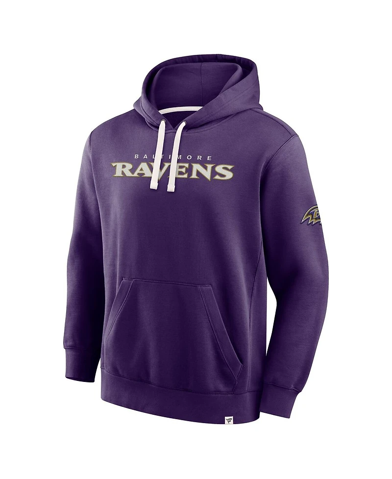 Fanatics Men's Purple Baltimore Ravens New Horizons Heritage Pullover Hoodie