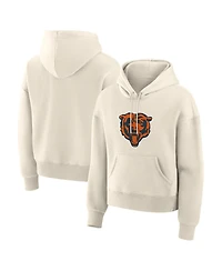 Fanatics Women's Cream Chicago Bears Dove Legacy Pullover Hoodie