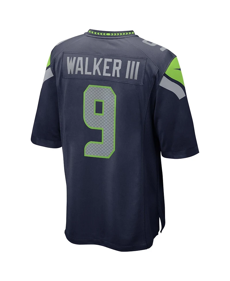 Nike Men's Kenneth Walker Iii College Navy Seattle Seahawks 50th Season Game Jersey