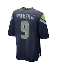 Nike Men's Kenneth Walker Iii College Navy Seattle Seahawks 50th Season Game Jersey