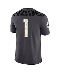 Nike Men's 1 Anthracite Oregon Ducks Shoe Duck Game Jersey