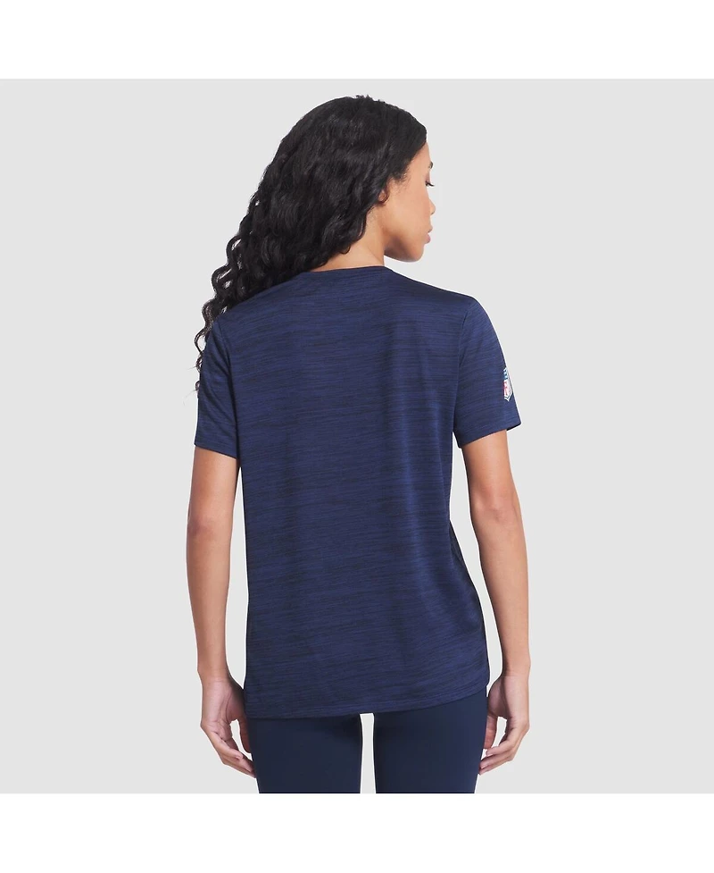 Nike Women's Midnight Blue Los Angeles Rams 2025 Rivalries Collection Sideline Velocity Dri-fit T-Shirt
