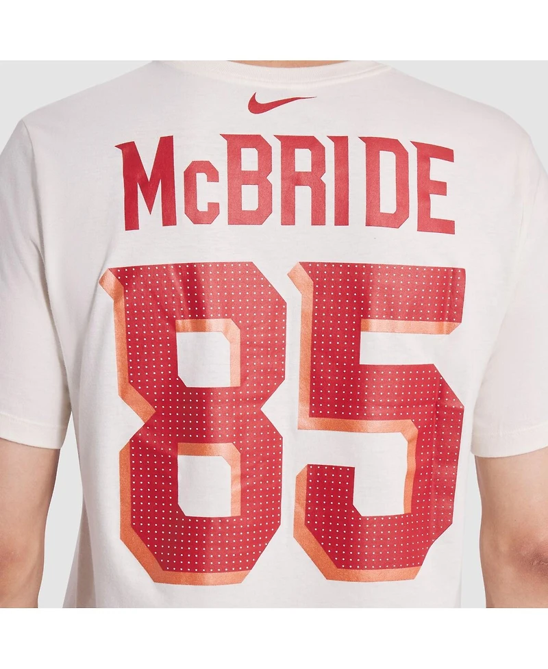 Nike Men's Trey McBride Natural Arizona Cardinals 2025 Rivalries Collection Player Name Number T-Shirt