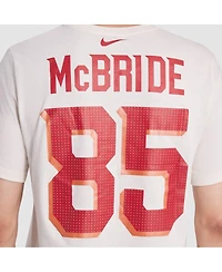 Nike Men's Trey McBride Natural Arizona Cardinals 2025 Rivalries Collection Player Name Number T-Shirt