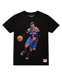 Mitchell & Ness Men's Carmelo Anthony Black New York Knicks Ultimate Player Name Number T-Shirt