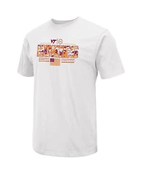 Colosseum Men's White Virginia Tech Hokies Oht Military Appreciation Effect T-Shirt