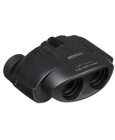 Pentax 10x21 Up Series Weather Resistant Porro Prism Binocular with 5.0 Degree Angle of View, Black