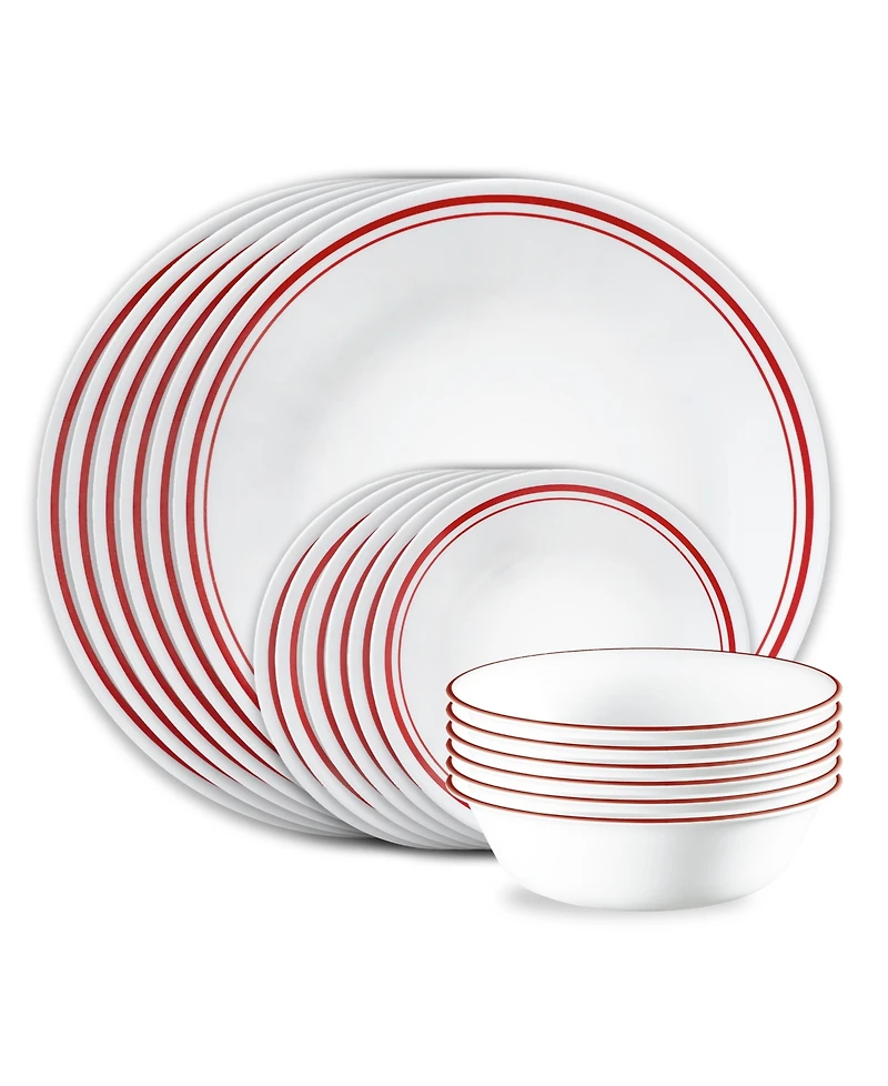 Corelle Logan 18-Pc. Dinnerware Set, Service For 6