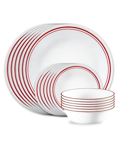 Corelle Logan 18-Pc. Dinnerware Set, Service For 6