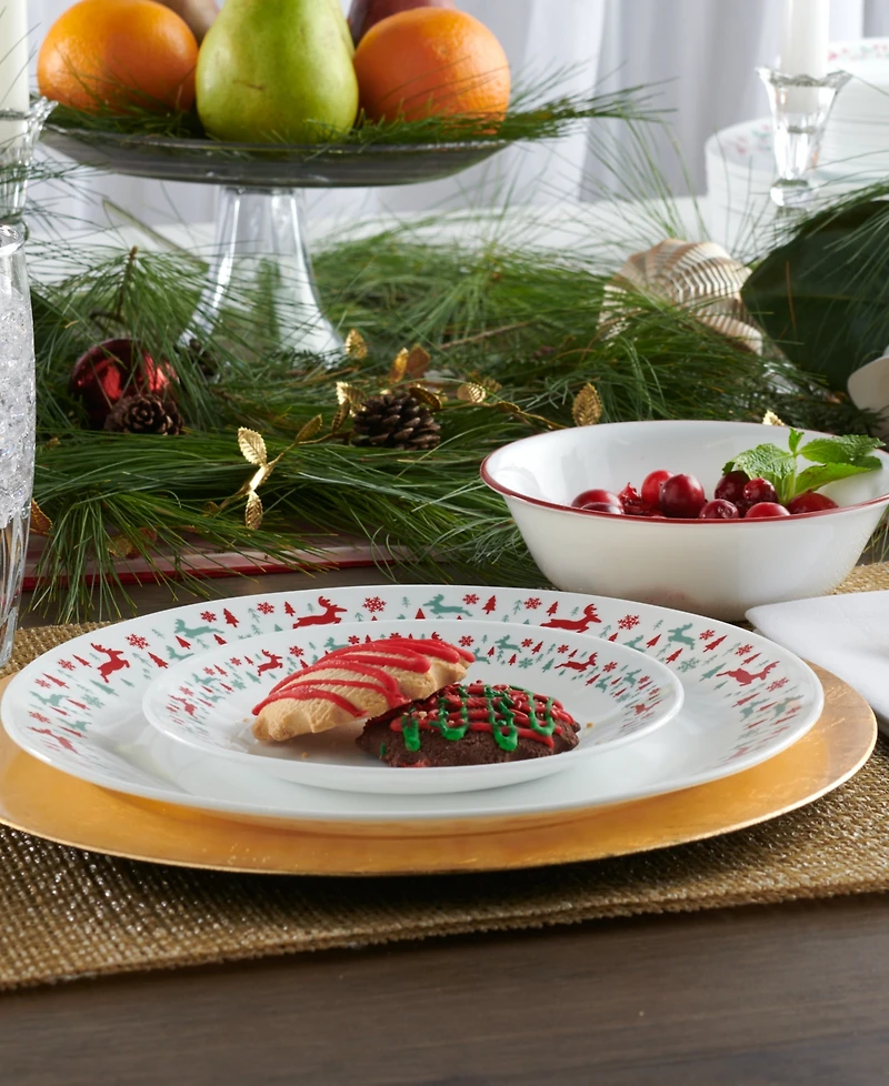 Corelle Winter Berries 18-Pc. Dinnerware Set, Service For 6