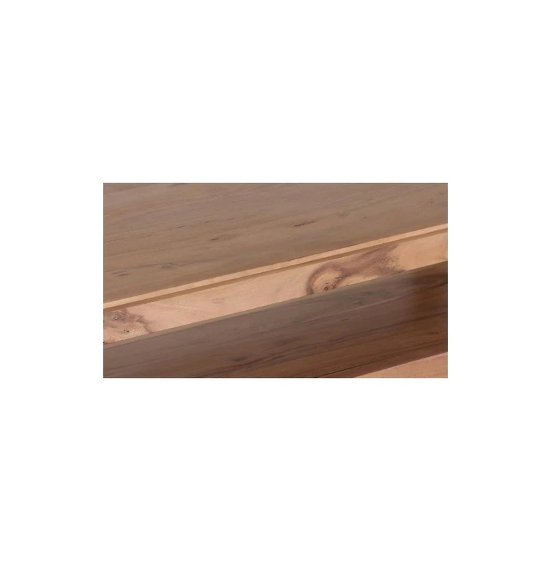 Porter Designs Portola Solid Acacia Wood Console Table, Natural