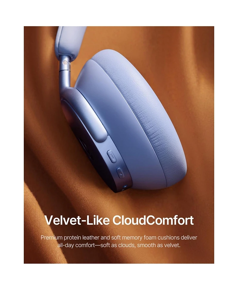 Baseus Inspire XH1 Anc Headphones, Sound by Bose, Dolby Audio, Adaptive Anc, Hi-Res 100H Playtime, Blue