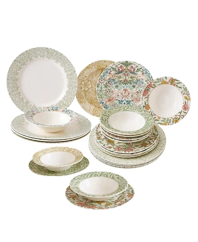 Spode Morris & Co. 24-Pc. Dinnerware Set, Service For 8