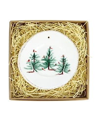 Vietri Lastra Holiday Round Ornament