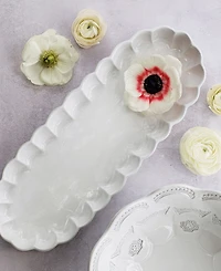 Vietri Incanto Ruffle Oval Tray