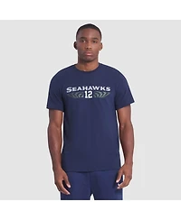 Nike Men's College Navy Seattle Seahawks 2025 Rivalries Collection Slub Dri-fit T-Shirt