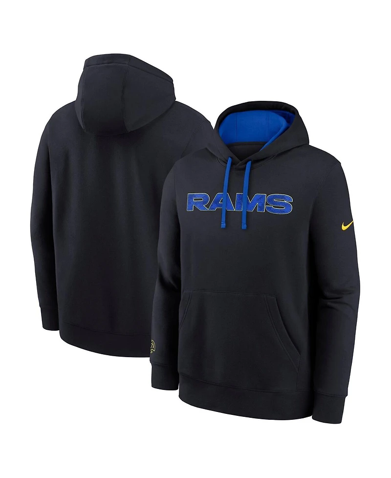 Nike Men's Dark Blue Los Angeles Rams 2025 Rivalries Collection Club Hoodie