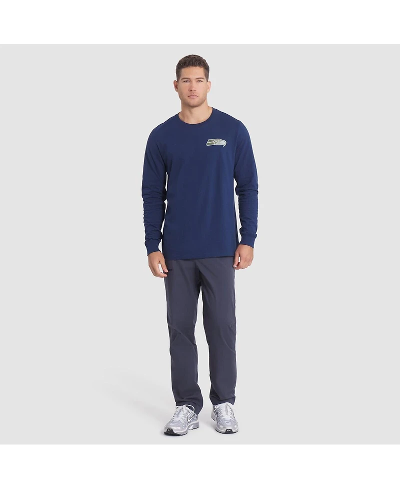 Nike Men's College Navy Seattle Seahawks 2025 Rivalries Collection Essential Long Sleeve T-Shirt