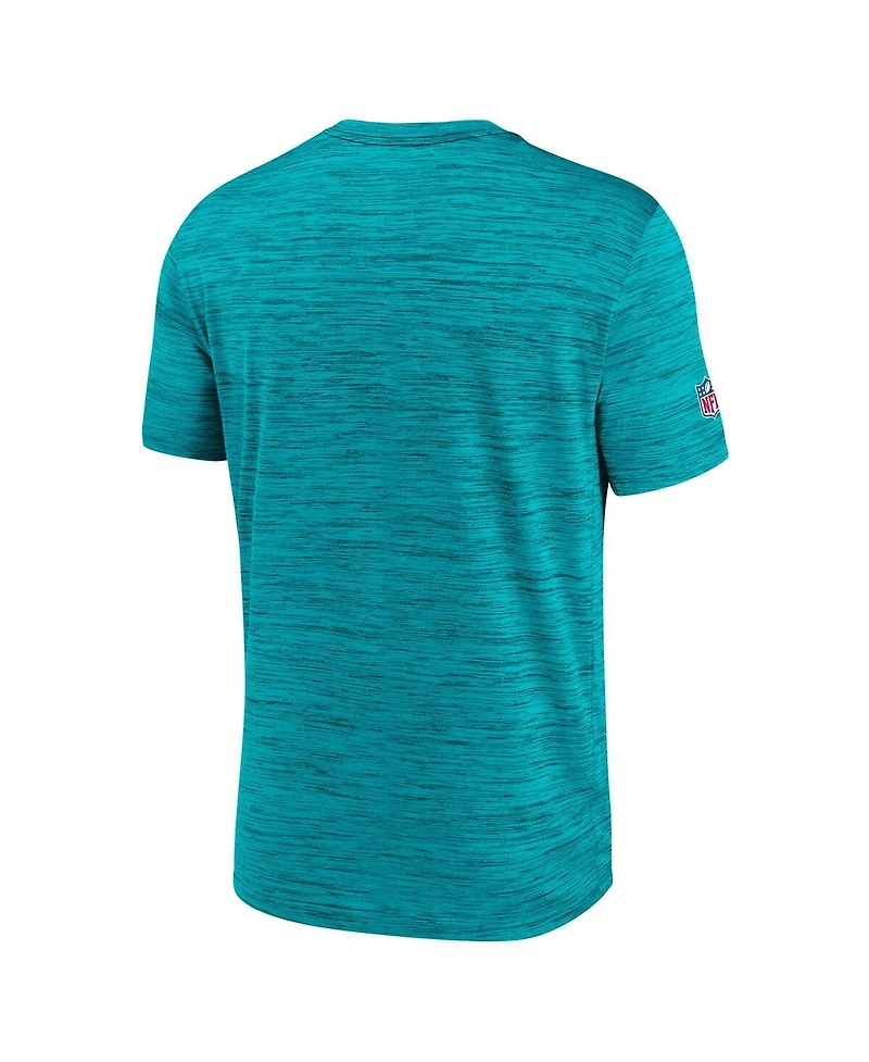 Nike Men's Turbo green Miami Dolphins 2025 Rivalries Collection Sideline Velocity Dri-fit T-Shirt