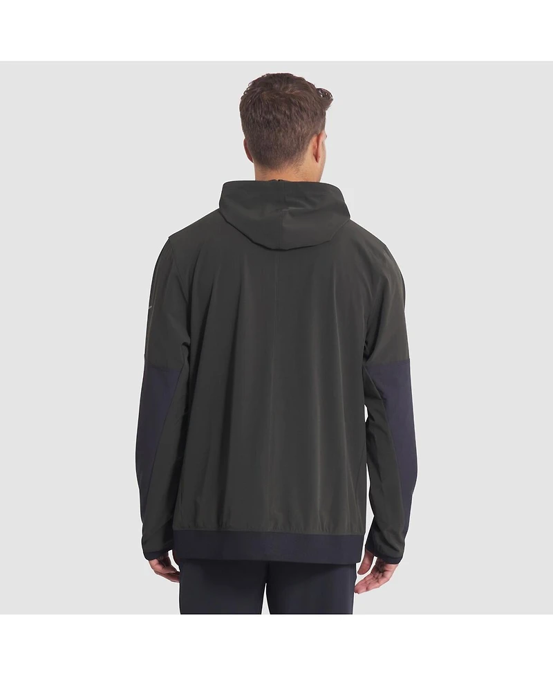 Nike Men's Gotham Green New York Jets 2025 Rivalries Collection Sideline Anorak Half-Zip Hoodie Jacket