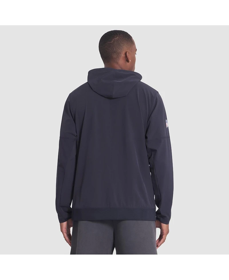 Nike Men's Midnight Blue Los Angeles Rams 2025 Rivalries Collection Sideline Anorak Half-Zip Hoodie Jacket