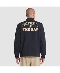 Nike Men's Black San Francisco 49ers 2025 Rivalries Collection Sideline Full-Zip Bomber Jacket
