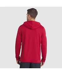 Nike Men's Red Arizona Cardinals 2025 Rivalries Collection Sideline Dri-fit Long Sleeve Hoodie T-Shirt