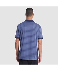 Nike Men's Storm Blue New England Patriots 2025 Rivalries Collection Sideline Victory Striped Dri-fit Polo Shirt