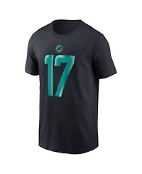 Nike Men's Jaylen Waddle Pitch Blue Miami Dolphins 2025 Rivalries Collection Player Name Number Jersey