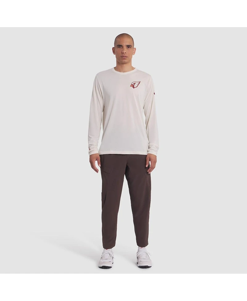 Nike Men's Natural Arizona Cardinals 2025 Rivalries Collection Sideline Legend Dri-fit Long Sleeve T-Shirt