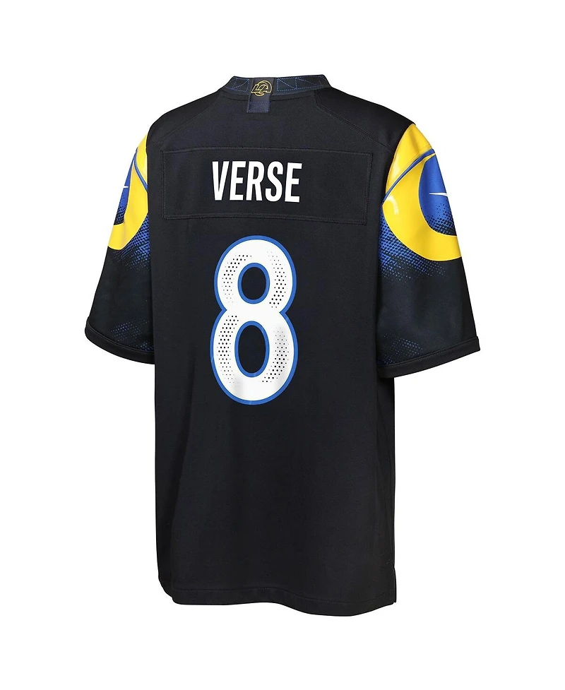 Nike Big Boys and Girls Jared Verse Midnight Blue Los Angeles Rams 2025 Rivalries Collection Game Jersey
