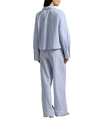 Polo Ralph Lauren Women's 2-Piece Buttoned Shirt and Pants Pajama Set
