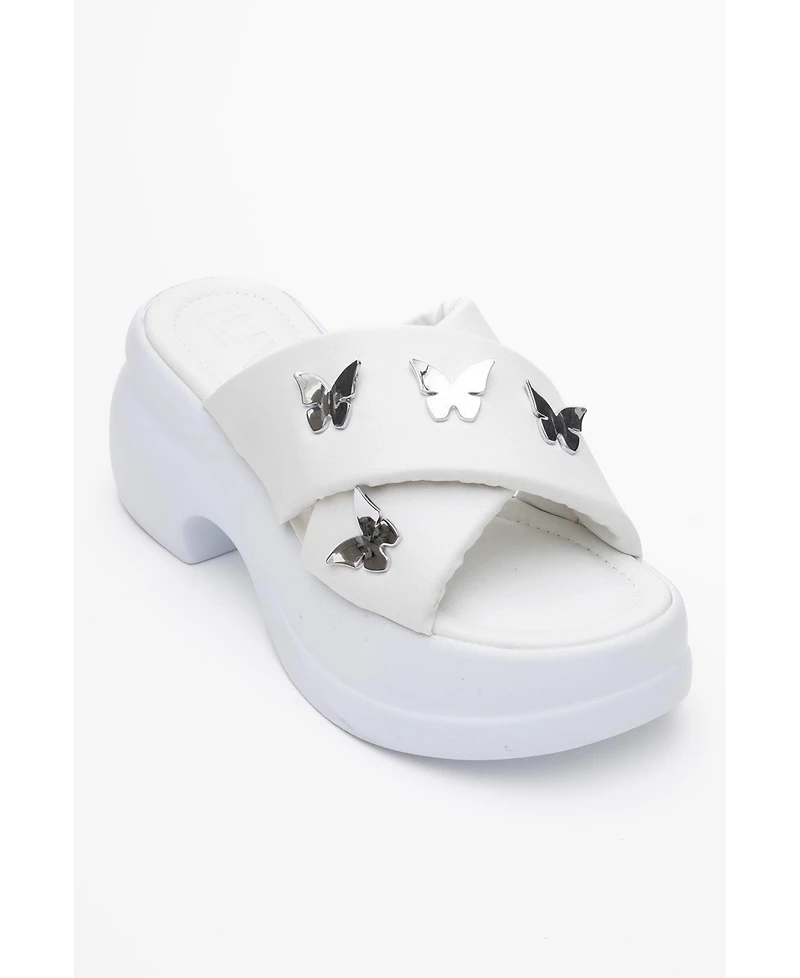 Prologue Shoes Force Butterfly-Buckle Platform Sandal (Women)