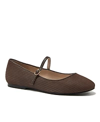 Lands' End Women's Classic Corduroy Mary Jane Flats