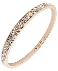 Givenchy Crystal Stone Gold-Tone Bangle Bracelet