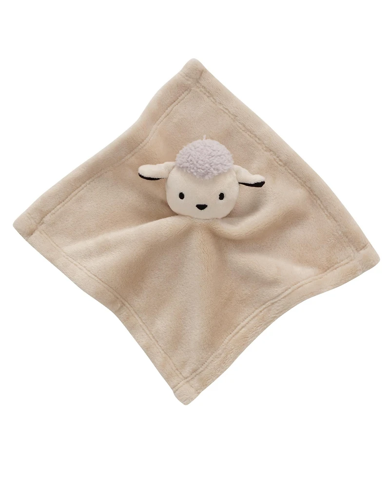 Lambs & Ivy Farm 3-Piece Infant/Baby Plush Toy Gift Set - Sheep, Cow, Chicken