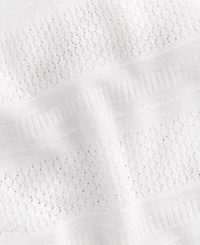 I.n.c. International Concepts Women's Long Sleeve Sheer Stripe Sweater, Macy's Exclusive