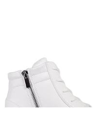 Fuego Kids White Wedge Sneaker