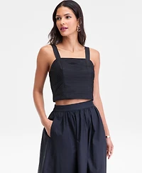 I.n.c. International Concepts Women's Pintuck-Pleat Cropped Tank, Macy's Exclusive