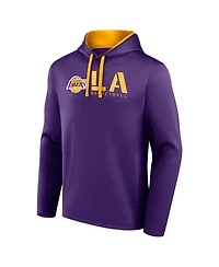 Logo Athletic Men's Purple Los Angeles Lakers Head Start Pullover Hoodie