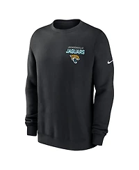 Nike Men's Black Jacksonville Jaguars Primetime Club Fleece Pullover Sweatshirt