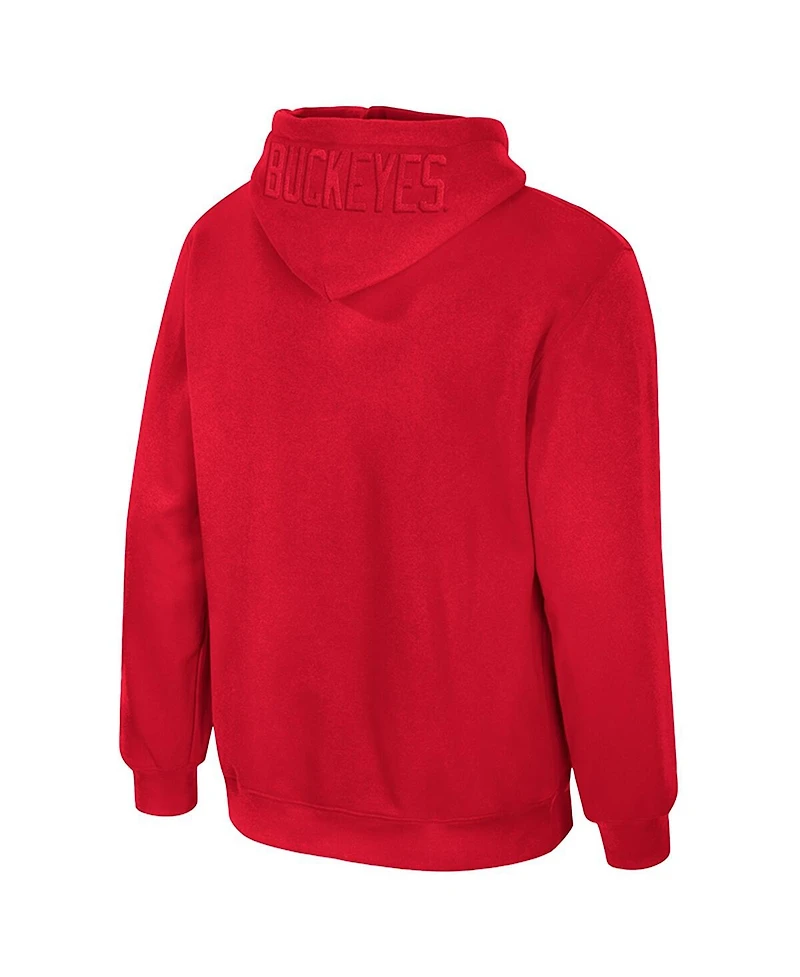 Colosseum Men's Scarlet Ohio State Buckeyes New Member Hoodie