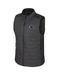 Colosseum Men's Charcoal Penn State Nittany Lions Nightman Full-Zip Puffer Vest