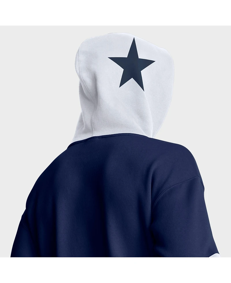Fanatics Men's Navy Dallas Cowboys Helmet Retro Pullover Hoodie