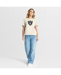 Fanatics Women's Cream Las Vegas Raiders Dove Legacy T-Shirt