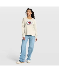 Fanatics Women's Cream Kansas City Chiefs Dove Legacy Long Sleeve T-Shirt