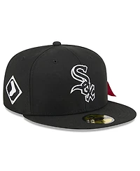 New Era x Alpha Industries Men's Black Chicago White Sox 59FIFTY Fitted Hat
